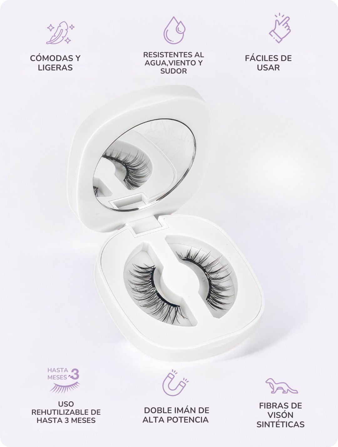 Elara™  Kit Pestañas Magnéticas